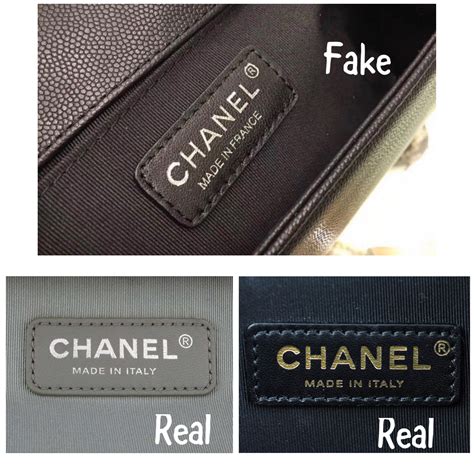 chanel made in italy fake